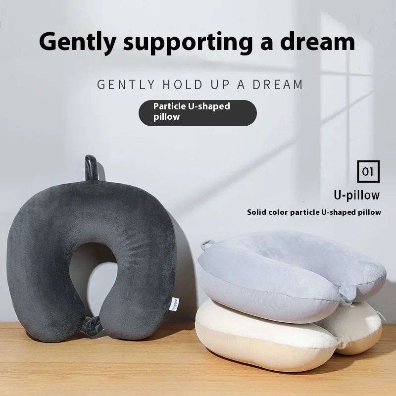 Travel Neck Pillow U Shape Foam Beads Filled Portable Office Airplane Pillow for Nap Ergonomic Support Adjustable Solid Color
Travel Neck Pillow U Shape Foam Beads Filled Portable Office Airplane Pillow for Nap Ergonomic Support Adjustable Solid Color