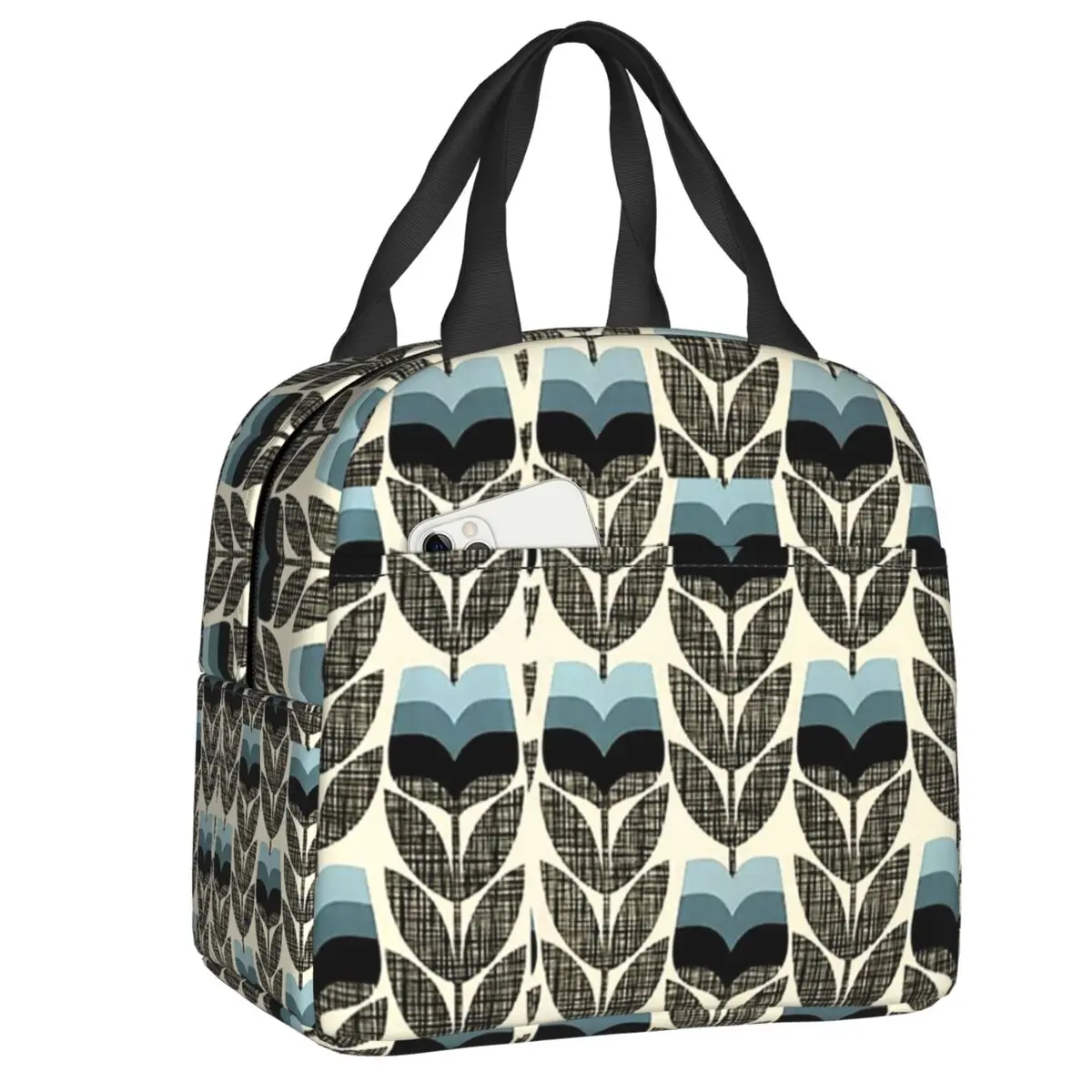 Custom Orla Kiely Scandinavian Multi-stem Portable Lunch Boxes for Women Waterproof Thermal Cooler Food Insulated Lunch Bag
Custom Orla Kiely Scandinavian Multi-stem Portable Lunch Boxes for Women Waterproof Thermal Cooler Food Insulated Lunch Bag