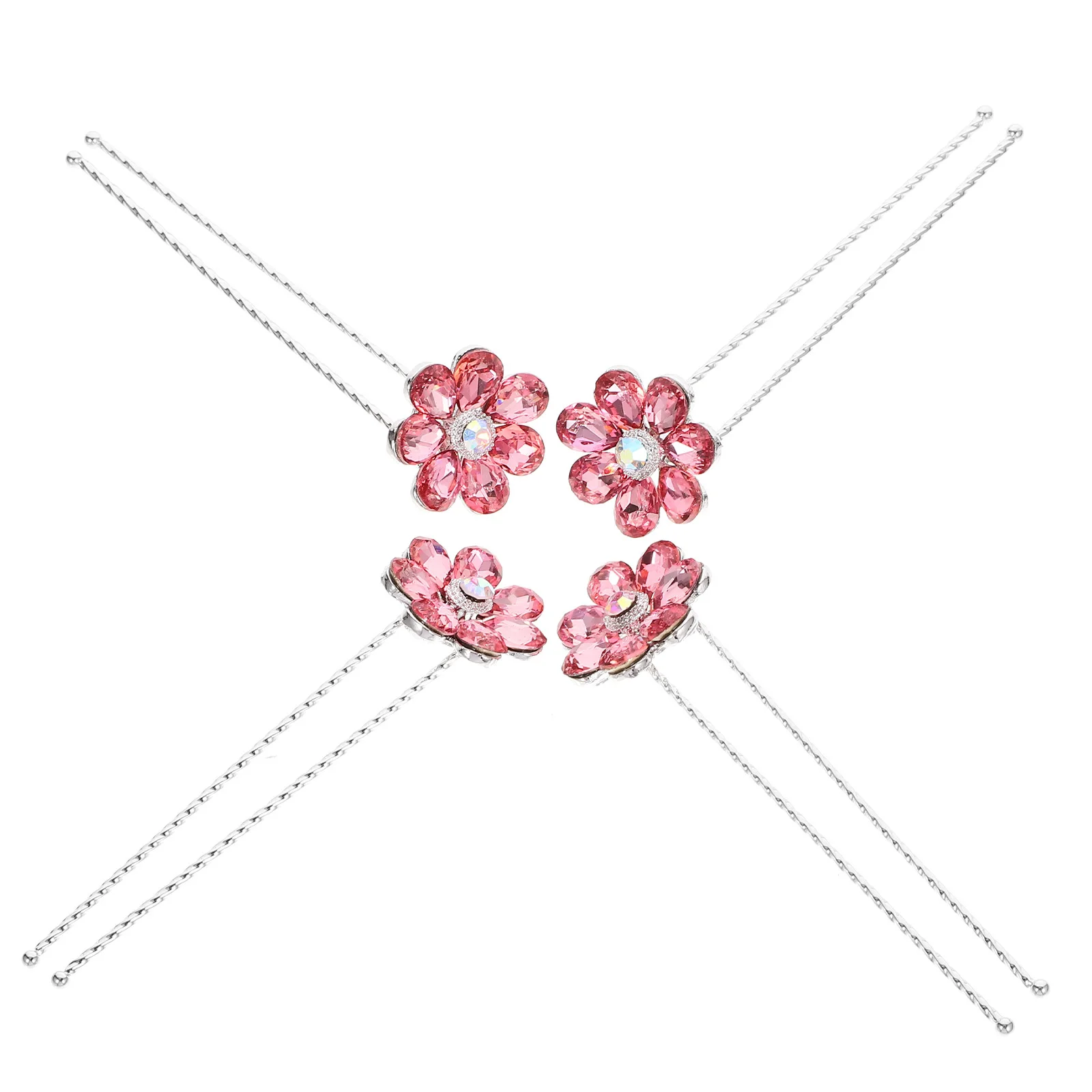 4Pcs Floral Hair Pins Rhinestone U Shaped Hairpin for Bride Wedding Hair Accessories Women Elegant Flower Hairpin Comfortable
4Pcs Floral Hair Pins Rhinestone U Shaped Hairpin for Bride Wedding Hair Accessories Women Elegant Flower Hairpin Comfortable