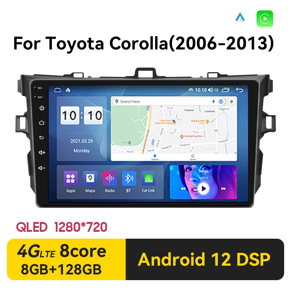 9" Android Car Stereo Radio for Toyota Corolla E140/150 2007 2008 2009 2010 2011 2012 2013 Multimedia Player 2 Din DVD Speakers
9" Android Car Stereo Radio for Toyota Corolla E140/150 2007 2008 2009 2010 2011 2012 2013 Multimedia Player 2 Din DVD Speakers