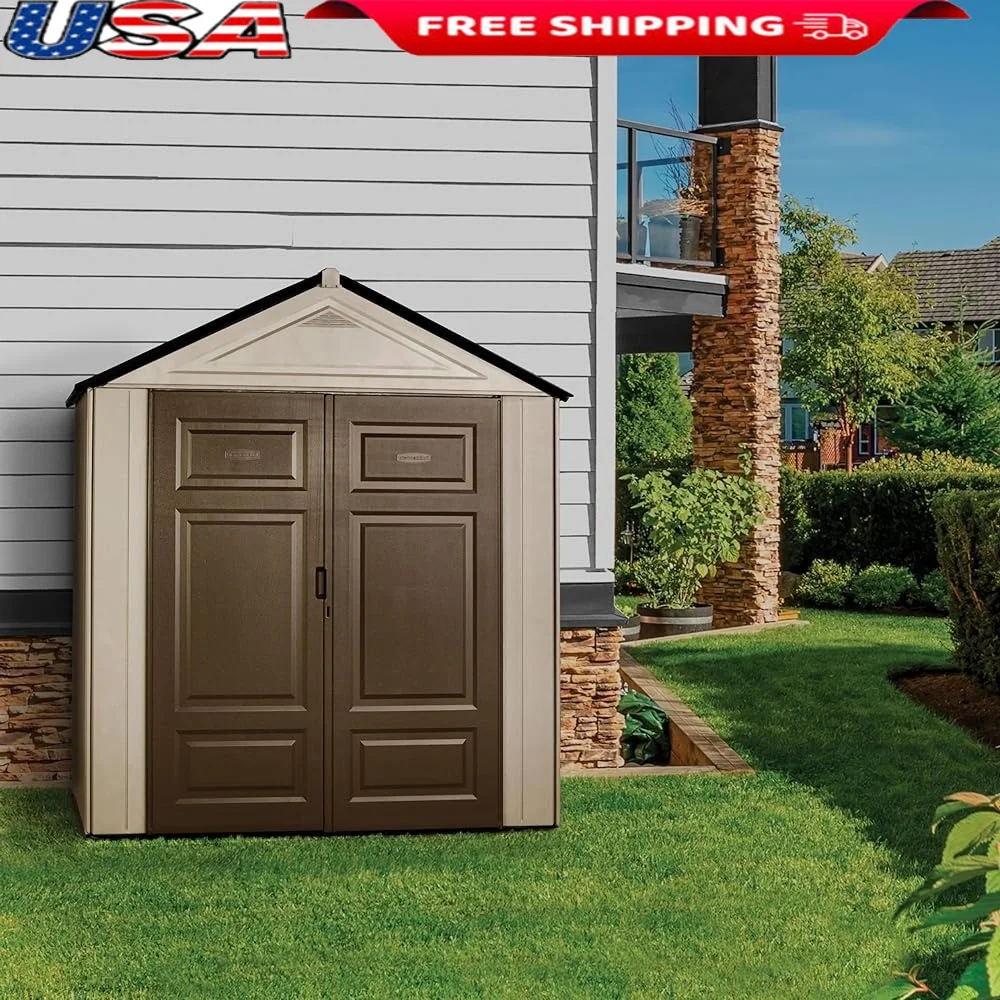 Durable Resin Outdoor Storage Shed Weather Resistant Lawn Equipment Organizer Lockable Assembly Free Maintenance Free
Durable Resin Outdoor Storage Shed Weather Resistant Lawn Equipment Organizer Lockable Assembly Free Maintenance Free