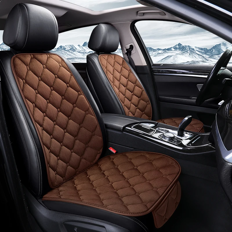Car Seat Cover Winter Automotive Interior Warm Plush Backrest Cushion Front Rear Flocking Cloth Cushion Auto Protector Mat Pad
Car Seat Cover Winter Automotive Interior Warm Plush Backrest Cushion Front Rear Flocking Cloth Cushion Auto Protector Mat Pad