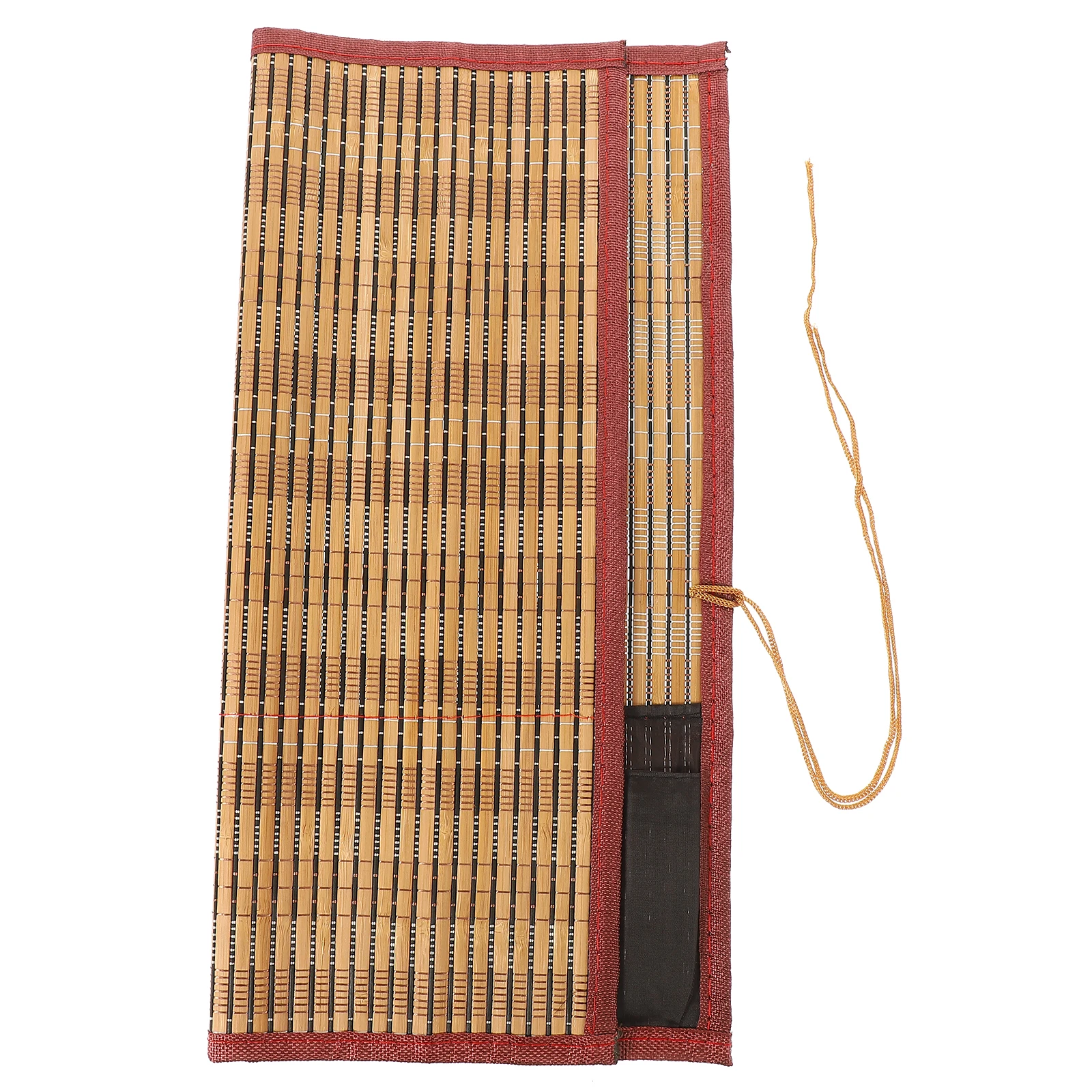 Bamboo Pen Roll Calligraphy Brush Storage Pencil Case Organizer Bag Supplies Wrap Portable Travel Stationery Holder Student
Bamboo Pen Roll Calligraphy Brush Storage Pencil Case Organizer Bag Supplies Wrap Portable Travel Stationery Holder Student