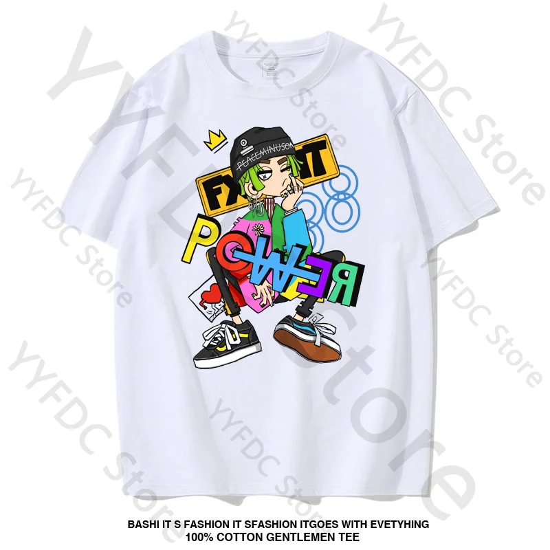 Футболка G Dragon POWER GD с мультяшным узором и принтом, женская и мужская хлопковая футболка с коротким рукавом Kpop Ubermensch, одежда для фанатов концертов
Футболка G Dragon POWER GD с мультяшным узором и принтом, женская и мужская хлопковая футболка с коротким рукавом Kpop Ubermensch, одежда для фанатов концертов