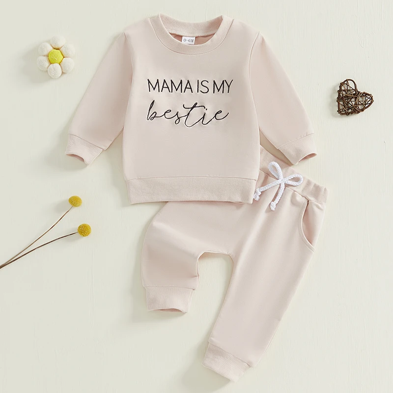 Toddler Girls Fall Outfits Letter Print Long Sleeve Sweatshirt and Elastic Pants Set Baby Cute 2 Piece Clothes
Toddler Girls Fall Outfits Letter Print Long Sleeve Sweatshirt and Elastic Pants Set Baby Cute 2 Piece Clothes