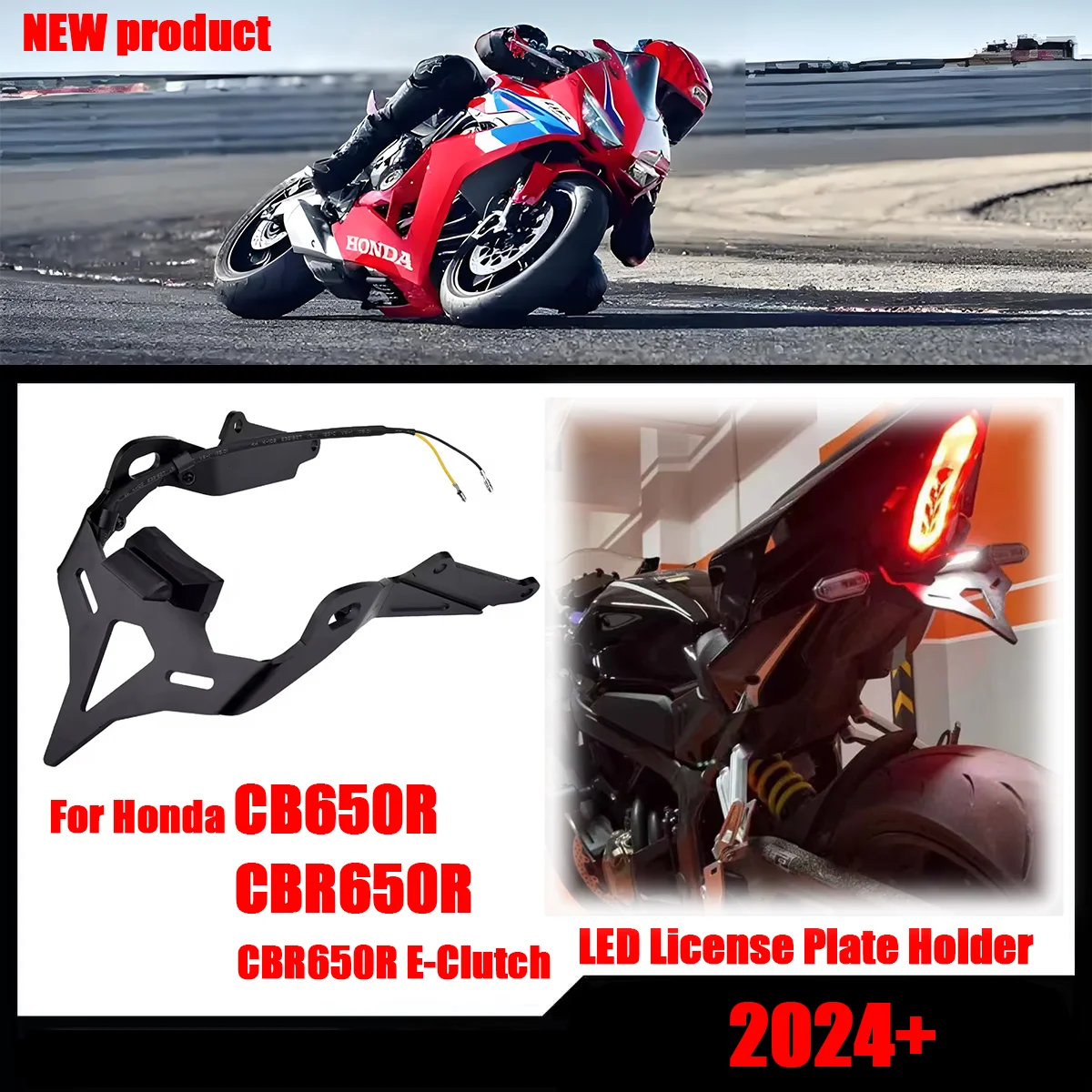 CBR650R 650 For Honda CB650R CBR650R 2024 2025 Motorcycle Rear Short Tail Stock License Plate Holder Tailstock Bracket LED Light
CBR650R 650 For Honda CB650R CBR650R 2024 2025 Motorcycle Rear Short Tail Stock License Plate Holder Tailstock Bracket LED Light