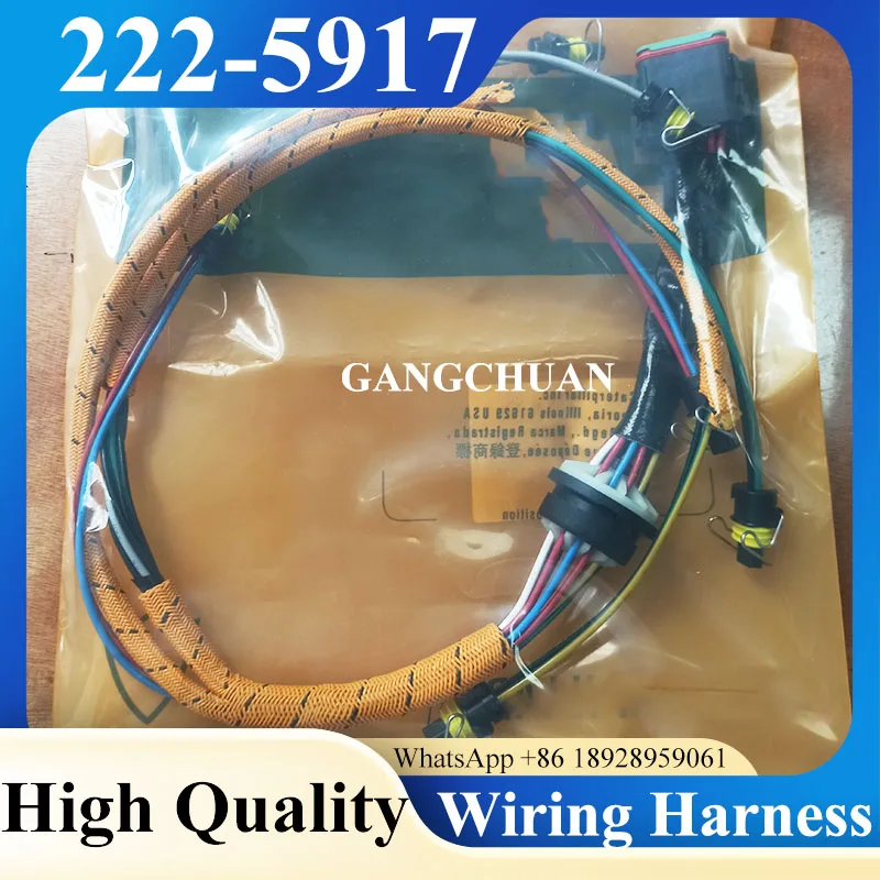 C7 Injector Wiring Harness 222-5917 2225917 for Caterpillar E324D E325D E329D Excavator Parts
C7 Injector Wiring Harness 222-5917 2225917 for Caterpillar E324D E325D E329D Excavator Parts