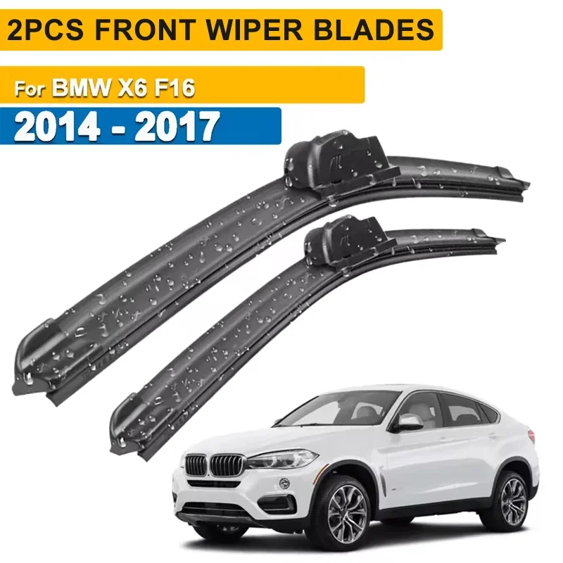 Wiper Front Wiper Blades For BMW X6 F16 2014 - 2017 Windshield Windscreen Clean Window Car Rain Brushes Natrue 24"+20"
Wiper Front Wiper Blades For BMW X6 F16 2014 - 2017 Windshield Windscreen Clean Window Car Rain Brushes Natrue 24"+20"