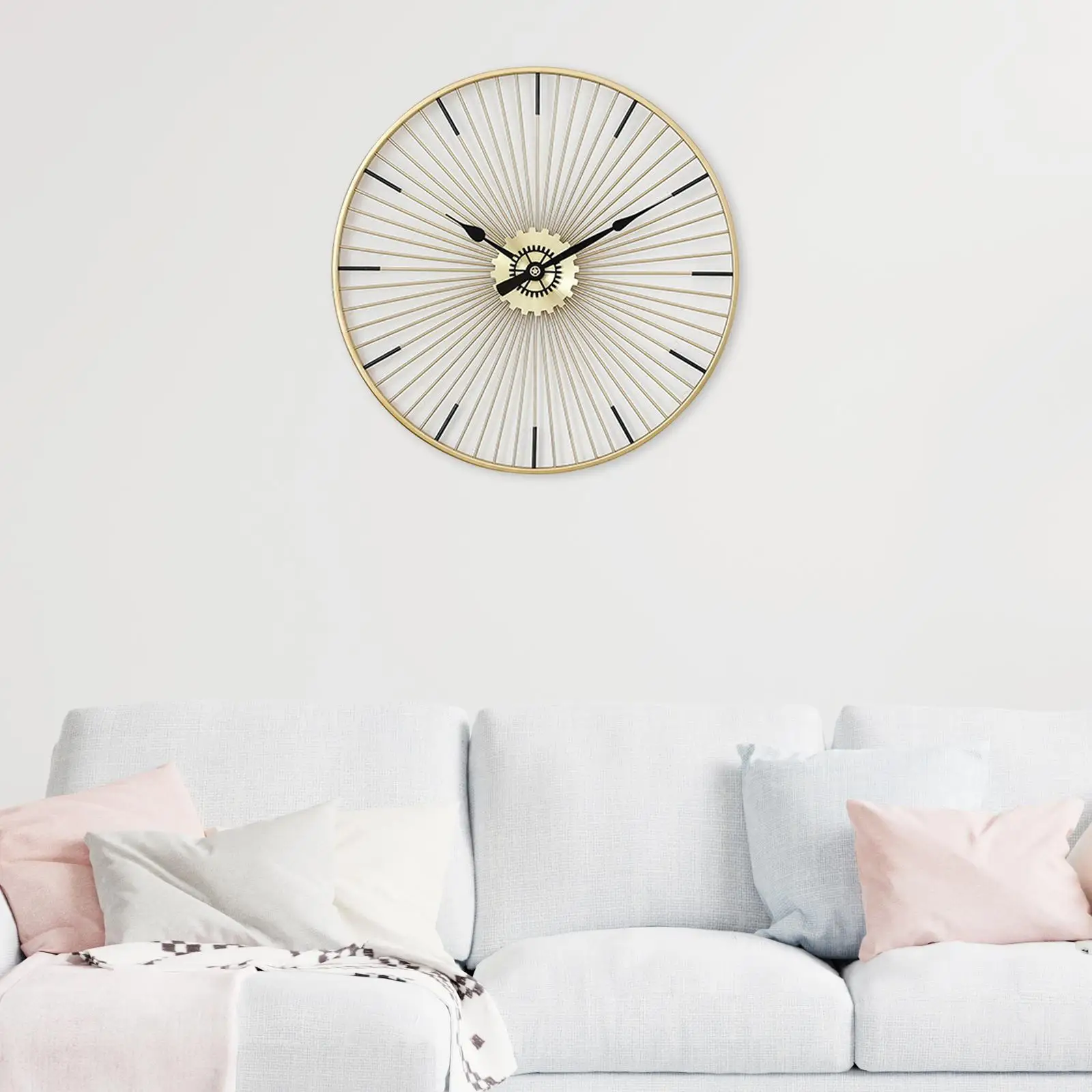 Wall Clock, Decorative Wall Clocks Circular Silent Sweep Wall Hanging Clocks for Restaurant Loft Porch Wall Decor Wedding Gift
Wall Clock, Decorative Wall Clocks Circular Silent Sweep Wall Hanging Clocks for Restaurant Loft Porch Wall Decor Wedding Gift