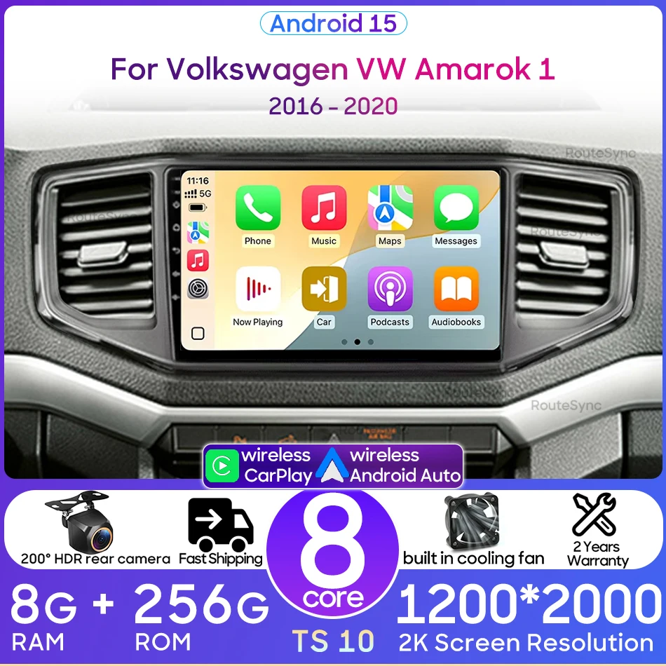 Для Volkswagen VW Amarok 1 2016-2020 Аудиоэкран CarPlay Android Авто Авто Радио Мультимедийный Видеоплеер GPS-навигация 2din
Для Volkswagen VW Amarok 1 2016-2020 Аудиоэкран CarPlay Android Авто Авто Радио Мультимедийный Видеоплеер GPS-навигация 2din
