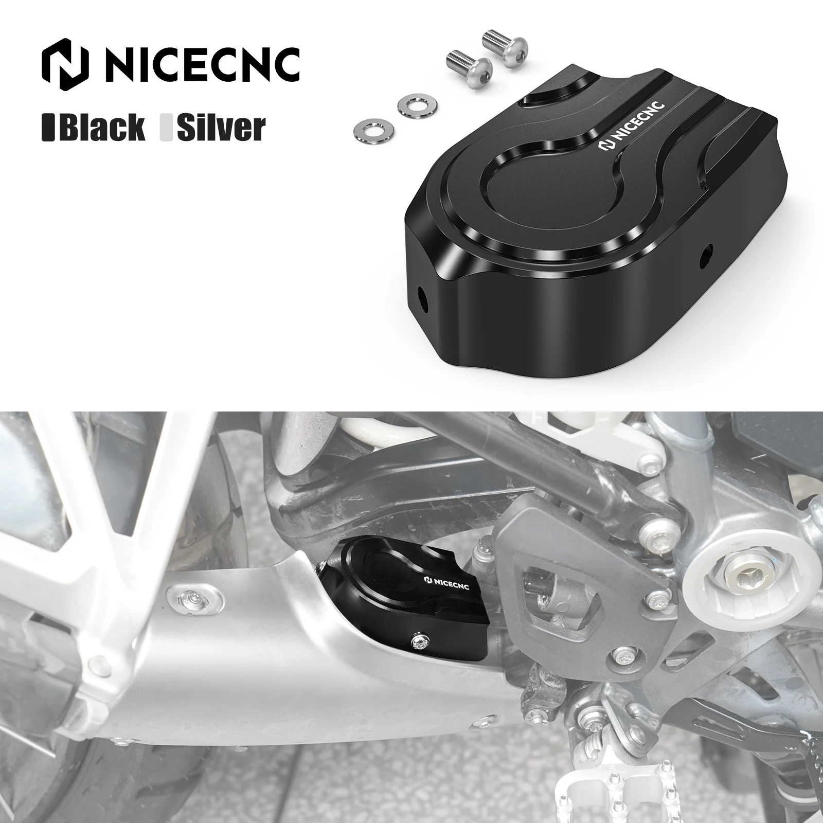 NICECNC Motorcycle Aluminum Exhaust Flap Cover For BMW R1250GS 2019-2023 R 1250 GS 2023 R 1250 GS 2022 R 1250 GS 2021 2020 2019
NICECNC Motorcycle Aluminum Exhaust Flap Cover For BMW R1250GS 2019-2023 R 1250 GS 2023 R 1250 GS 2022 R 1250 GS 2021 2020 2019