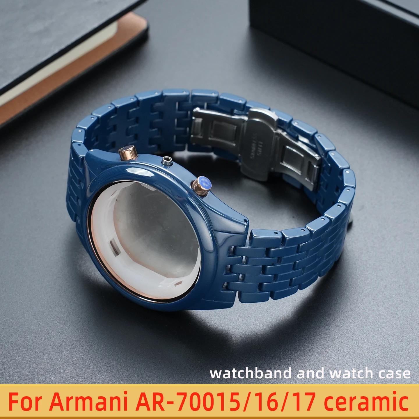 Suitable for Armani AR-70015/AR-70017 ceramic strap, AR-70016 ceramic case, men's modification set accessories
Suitable for Armani AR-70015/AR-70017 ceramic strap, AR-70016 ceramic case, men's modification set accessories