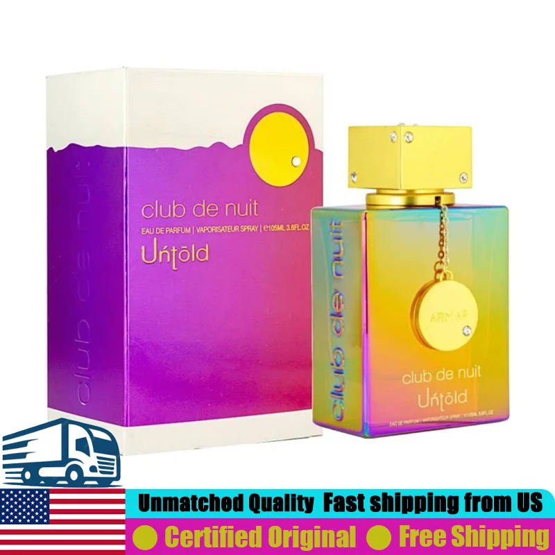 Armaf Club de Nuit Untold Eau de Parfum Spray 105 ML Premium Arabian Perfumes 3.6 Ounce Long-Lasting Amber Woody Unisex Cologne
Armaf Club de Nuit Untold Eau de Parfum Spray 105 ML Premium Arabian Perfumes 3.6 Ounce Long-Lasting Amber Woody Unisex Cologne