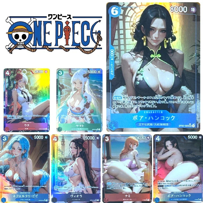 ONE PIECE Anime Characters Nami Nefertari D. Vivi Uta DIY Homemade Collection Card Game Toys Christmas Birthday Gift
ONE PIECE Anime Characters Nami Nefertari D. Vivi Uta DIY Homemade Collection Card Game Toys Christmas Birthday Gift