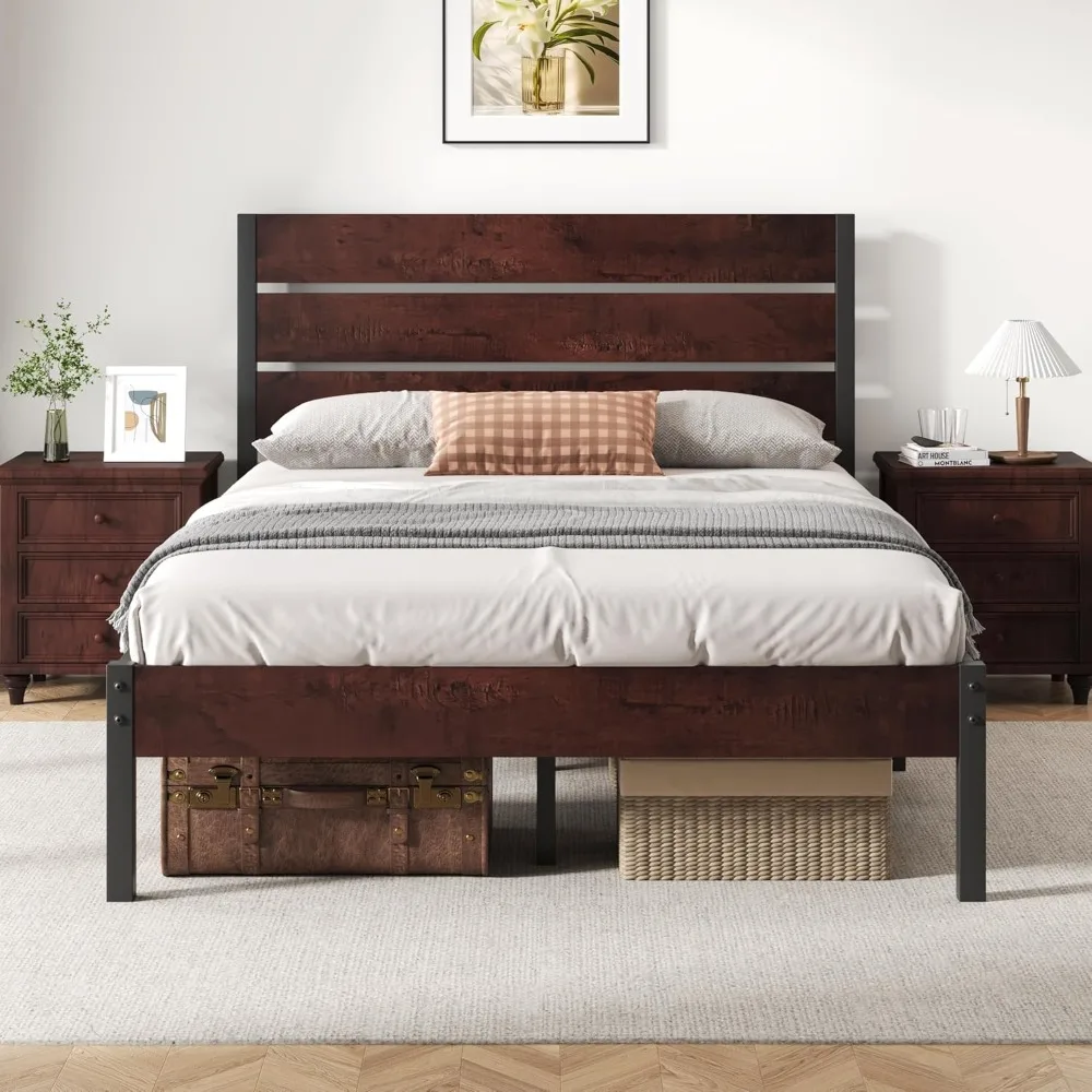Bed Frame with Headboard and Footboard, with Under Bed Storage, All-Metal Support System, No Box Spring Needed,
Bed Frame with Headboard and Footboard, with Under Bed Storage, All-Metal Support System, No Box Spring Needed,