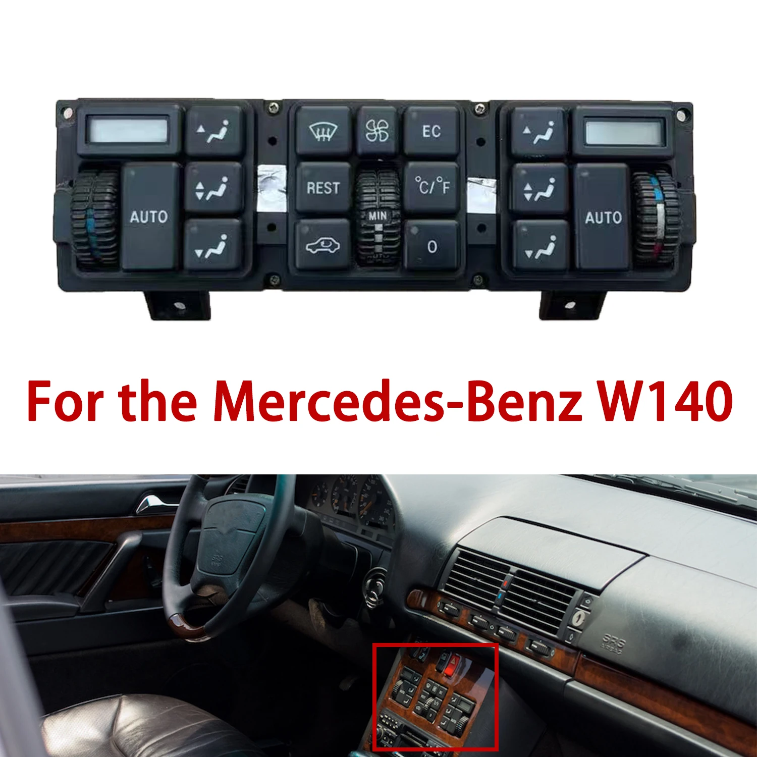 chengchengThe air conditioning switch panel controller assembly for the Mercedes-Benz W140 for the heating and cooling functions
chengchengThe air conditioning switch panel controller assembly for the Mercedes-Benz W140 for the heating and cooling functions