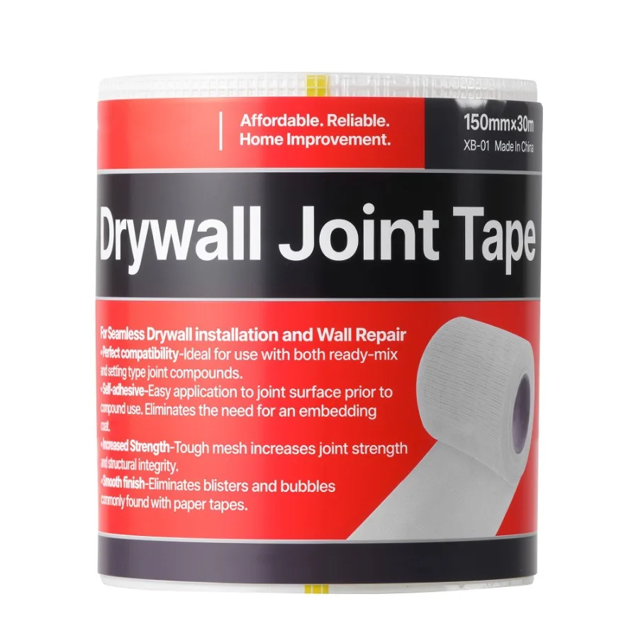Drywall Mesh Tape 5.91 inch W x 98.43 ft L Self-Adhesive Fiberglass Drywall Joint Tape 12 Rolls for Easy Sheetrock Ceiling Crac
Drywall Mesh Tape 5.91 inch W x 98.43 ft L Self-Adhesive Fiberglass Drywall Joint Tape 12 Rolls for Easy Sheetrock Ceiling Crac
