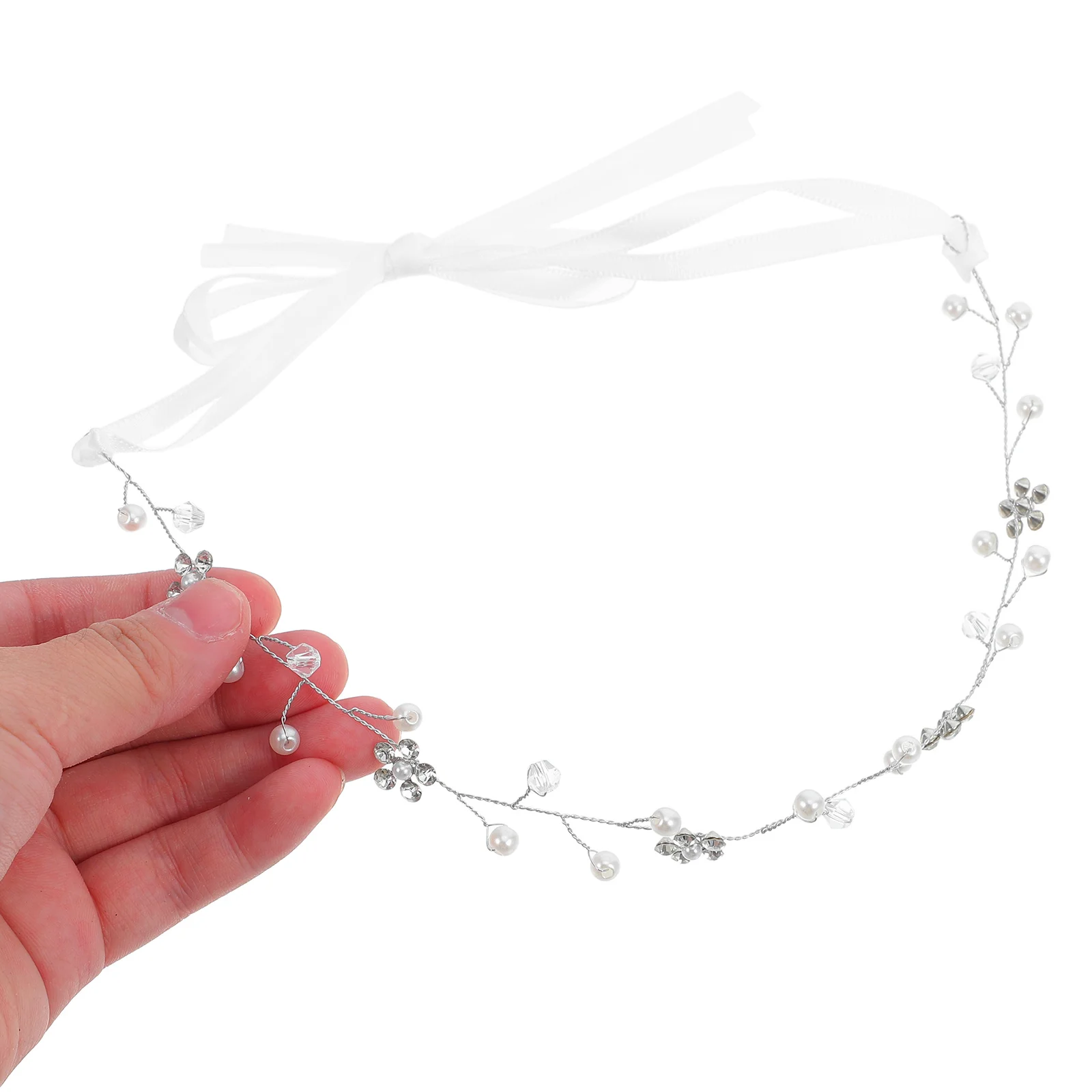 Rhinestone Plum Blossom Hairband Crystal Pearl Headdress Wedding Bridal Headwear Silver Girl Hoop Elegant Design Bright Charm
Rhinestone Plum Blossom Hairband Crystal Pearl Headdress Wedding Bridal Headwear Silver Girl Hoop Elegant Design Bright Charm