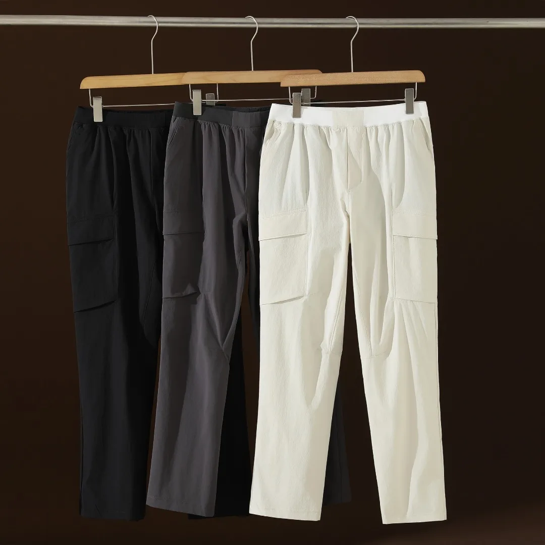 Мужские дышащие эластичные брюки из твила с несколькими карманами, на резинке, для работы и повседневной носки, осень-весна
Мужские дышащие эластичные брюки из твила с несколькими карманами, на резинке, для работы и повседневной носки, осень-весна