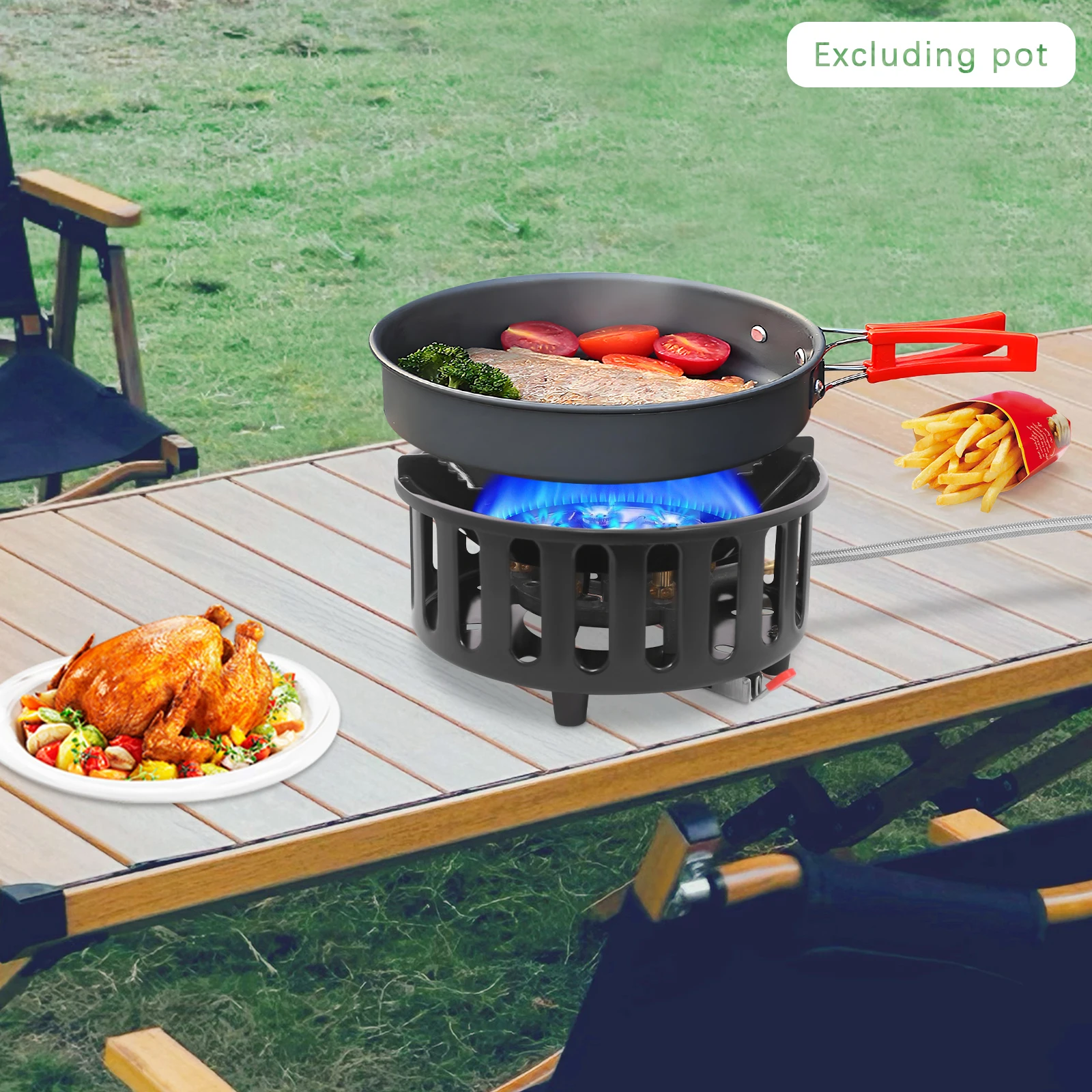 21000W Portable Gas Stove with Three Adapters and Adapter for Outdoor Camping Propane Burner Ignition Furnace
21000W Portable Gas Stove with Three Adapters and Adapter for Outdoor Camping Propane Burner Ignition Furnace