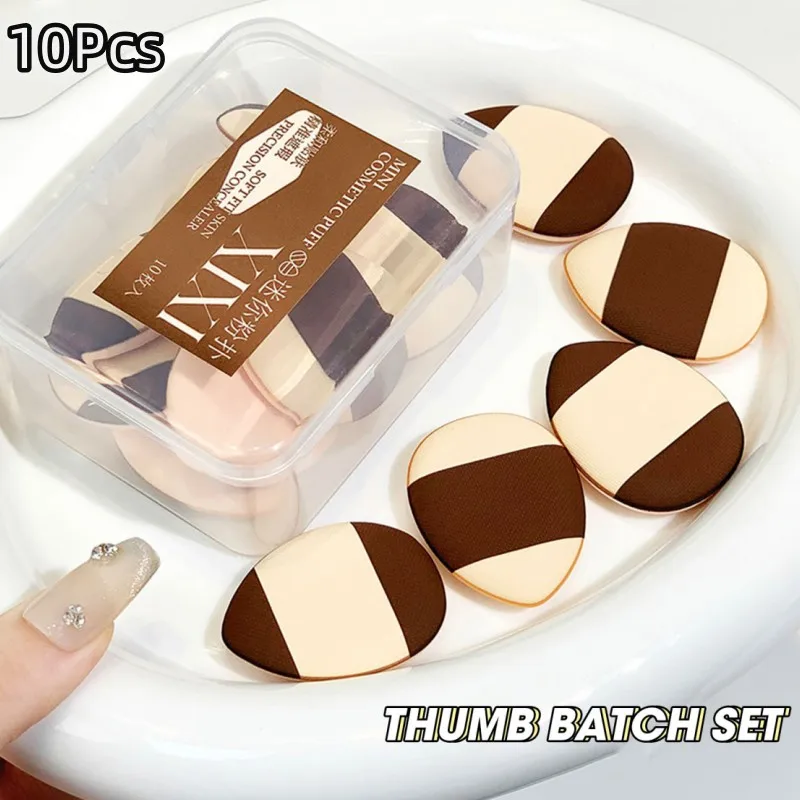 10PCS/Box Mini Finger Puff Makeup Sponge Concealer Foundation Detail Puff Professional Cosmetic Cushion Makeup Tool
10PCS/Box Mini Finger Puff Makeup Sponge Concealer Foundation Detail Puff Professional Cosmetic Cushion Makeup Tool