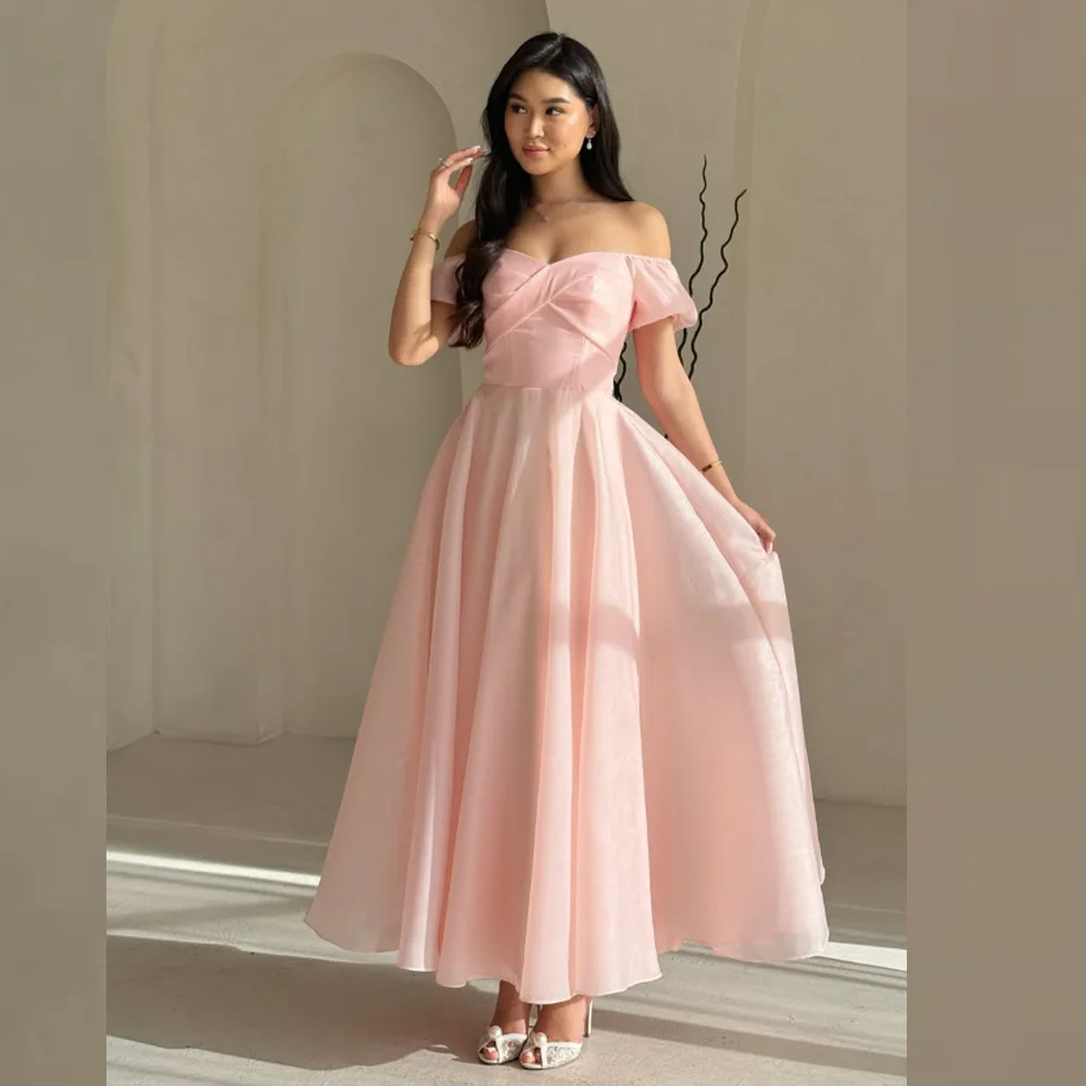 Customized Ladies Grace Off-the-shoulder Evening Dress Pleat A-line Long Dresses High Quality Elegant Party Wedding
Customized Ladies Grace Off-the-shoulder Evening Dress Pleat A-line Long Dresses High Quality Elegant Party Wedding