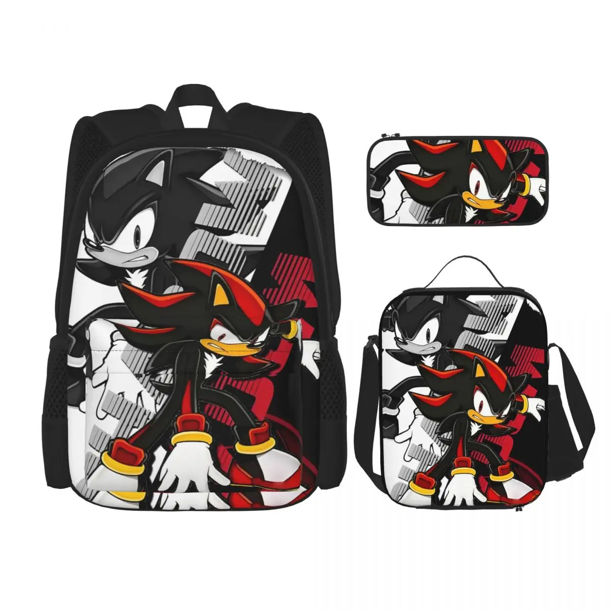Sonices Game 3pecs/set Backpack for Student Cartoon Shoulder Bag Lunch bag Pencil Case
Sonices Game 3pecs/set Backpack for Student Cartoon Shoulder Bag Lunch bag Pencil Case