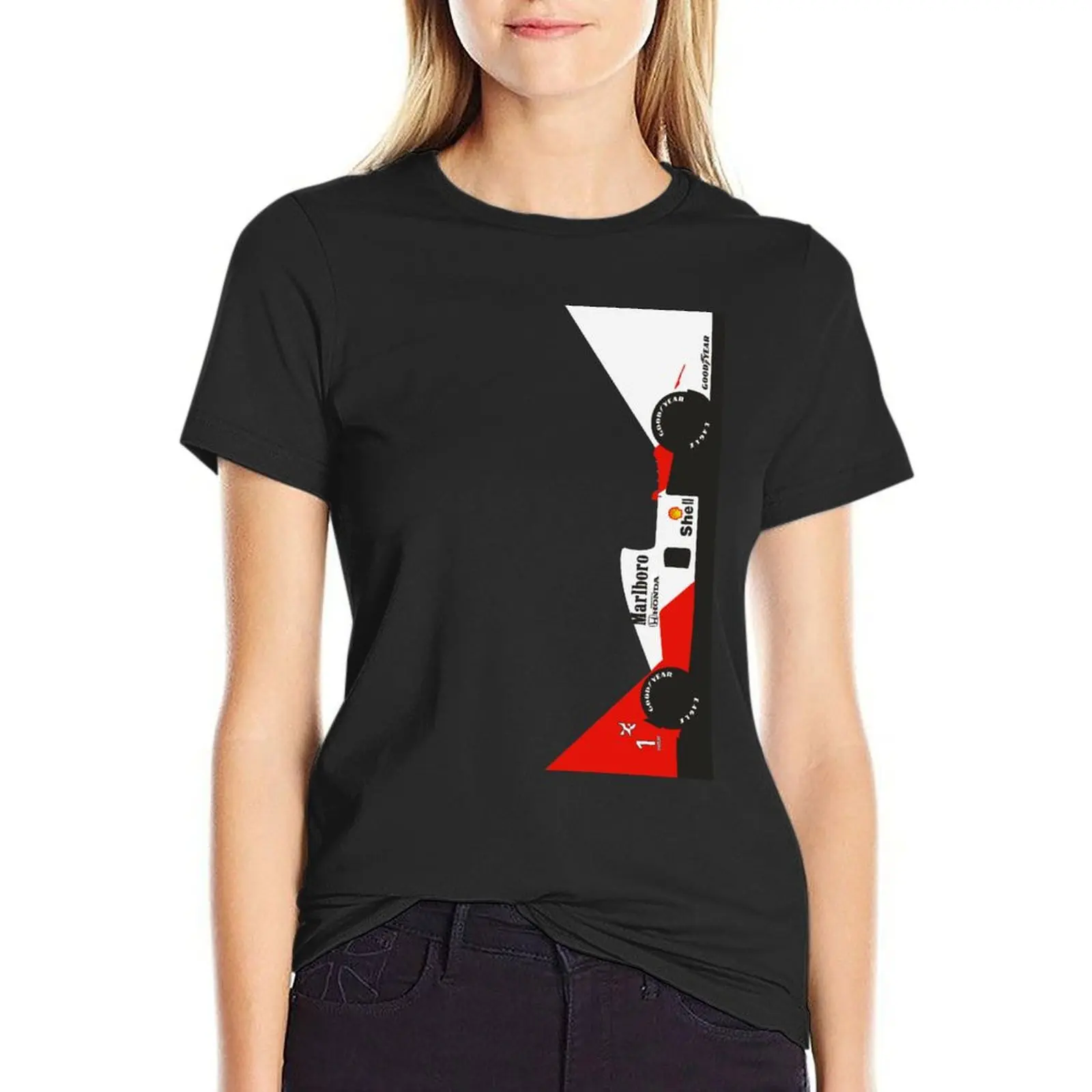 MP4/6 T-Shirt lady clothes korean fashion vintage clothes Female clothing Women's clothing
MP4/6 T-Shirt lady clothes korean fashion vintage clothes Female clothing Women's clothing