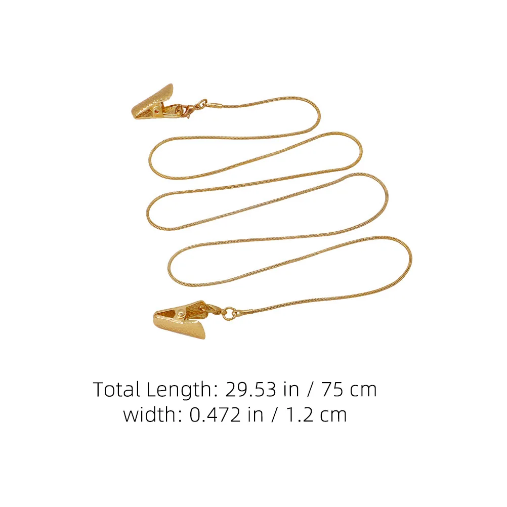 Glasses Chain Clip Eyeglass Face Mask Cord 1.2cm Copper Durable Simple Design Fine Workmanship Comfortable Wear Practical Easy
Glasses Chain Clip Eyeglass Face Mask Cord 1.2cm Copper Durable Simple Design Fine Workmanship Comfortable Wear Practical Easy