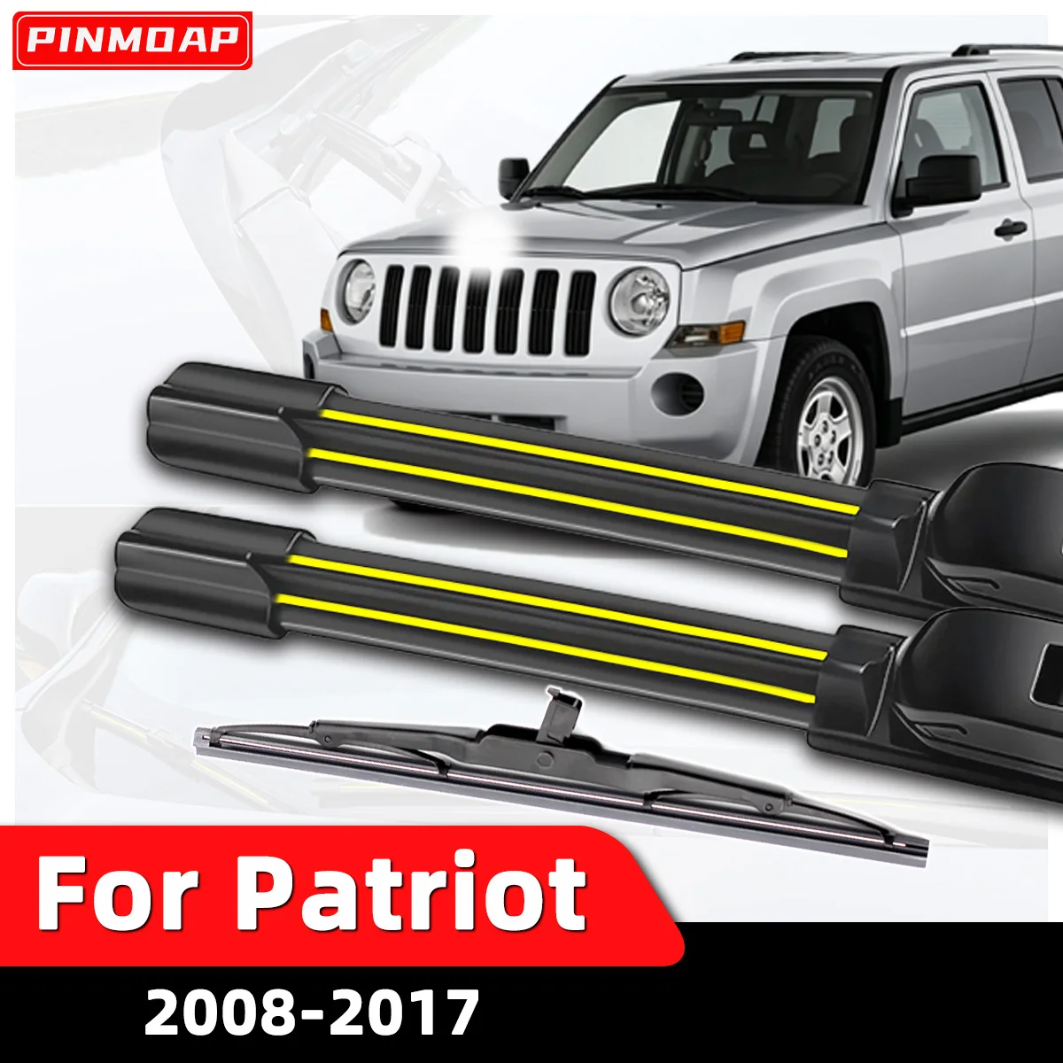 PINMOAP Car Wiper Is Suitable For Jeep Patriot 2008-2017 Natural Rubber Strip Accessories Front And Rear Wipers 2010 2012 2016
PINMOAP Car Wiper Is Suitable For Jeep Patriot 2008-2017 Natural Rubber Strip Accessories Front And Rear Wipers 2010 2012 2016