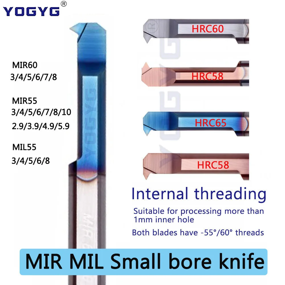 MIR MIL A55 A60 small hole thread boring tool MIR3 MIR4 MIR5 MIR6 MIR8 L10 L15 L22 small diameter Carbide thread Tool Boring Bar
MIR MIL A55 A60 small hole thread boring tool MIR3 MIR4 MIR5 MIR6 MIR8 L10 L15 L22 small diameter Carbide thread Tool Boring Bar