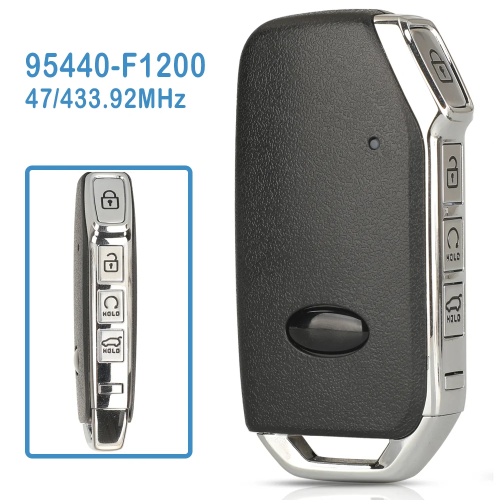 2 Pcs/lot 95440-F1200 Auto Smart Key FOB-4F24 FSK 433.92MHz ID47 Chip 4 Buttons Car Key Fob For KIA Sportage 2019 2020 2021
2 Pcs/lot 95440-F1200 Auto Smart Key FOB-4F24 FSK 433.92MHz ID47 Chip 4 Buttons Car Key Fob For KIA Sportage 2019 2020 2021