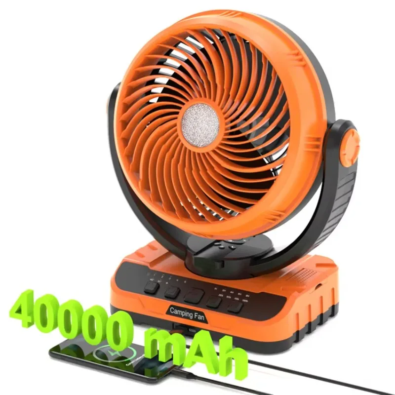 40000 mAh Power Bank Rechargeable Portable Floor Fan Upgraded 2-in-1 Design Light Emitting Diode Camping Light with Tent Ceiling
40000 mAh Power Bank Rechargeable Portable Floor Fan Upgraded 2-in-1 Design Light Emitting Diode Camping Light with Tent Ceiling