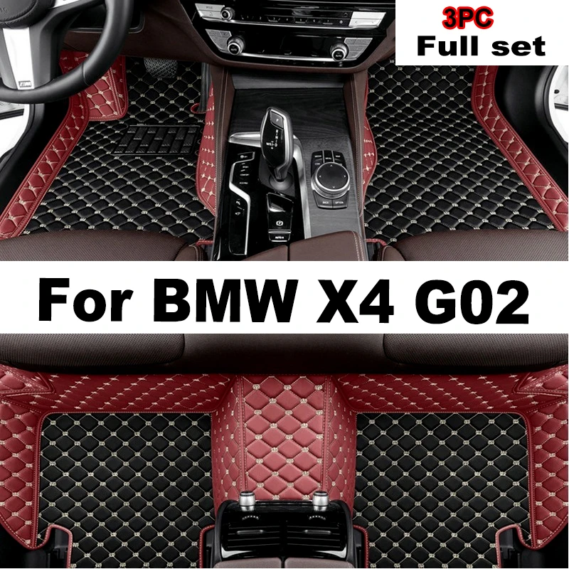 Car Floor Mats For BMW X4 G02 MK2 2019~2022 Rug Covers Leather Luxury Mat Anti Dirt Pad Carpet Car Accessories Interior Parts
Car Floor Mats For BMW X4 G02 MK2 2019~2022 Rug Covers Leather Luxury Mat Anti Dirt Pad Carpet Car Accessories Interior Parts