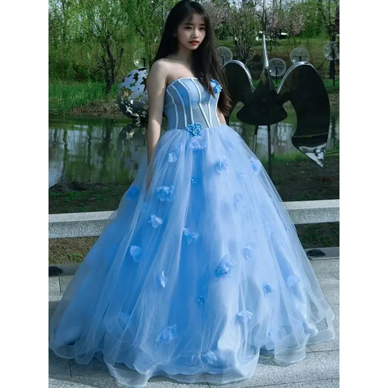 2025 New Long Sleeve Quinceanera Dresses Strapless Satin 15 Years Old Sweet Quinceanera Dresses Party Prom Dresses Customized
2025 New Long Sleeve Quinceanera Dresses Strapless Satin 15 Years Old Sweet Quinceanera Dresses Party Prom Dresses Customized