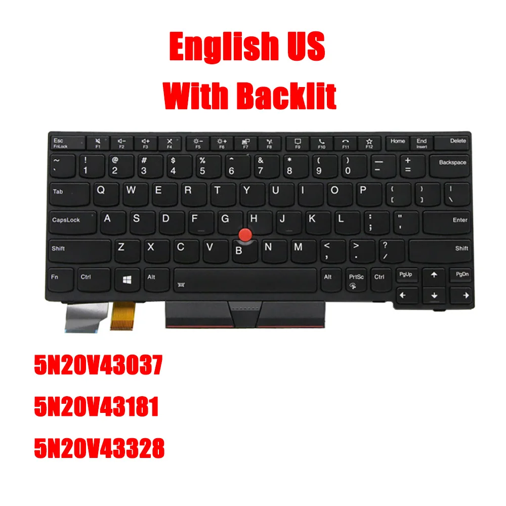 Keyboard For Lenovo For ThinkPad X13 L13 Gen 2 English US 5N20V43037 5N20V43181 5N20V43328 SN20V42965 SN20V43109 SN20V43256 New
Keyboard For Lenovo For ThinkPad X13 L13 Gen 2 English US 5N20V43037 5N20V43181 5N20V43328 SN20V42965 SN20V43109 SN20V43256 New