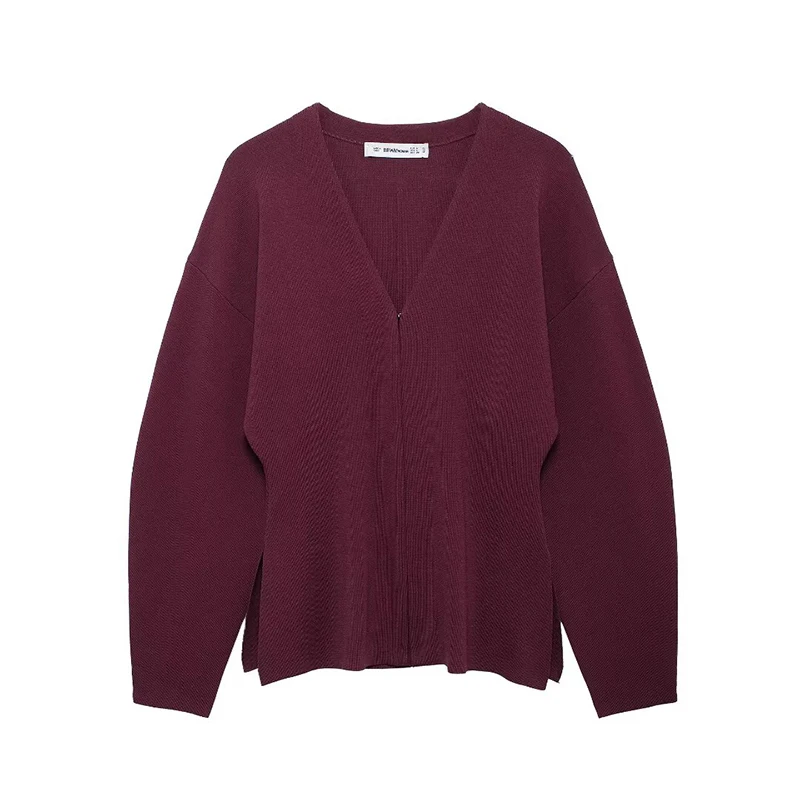 CLAZZAA Women Fashion Solid Single Breasted Knitted Sweater Vintage V-Neck Long Sleeves Female Chic Lady Outfits
CLAZZAA Women Fashion Solid Single Breasted Knitted Sweater Vintage V-Neck Long Sleeves Female Chic Lady Outfits