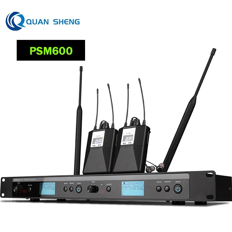 PSM600 Stereo UHF in Ear Monitors Dual Channel Personal Wireless Monitoring System Stage Performance Instrument Metal for Studio
PSM600 Stereo UHF in Ear Monitors Dual Channel Personal Wireless Monitoring System Stage Performance Instrument Metal for Studio