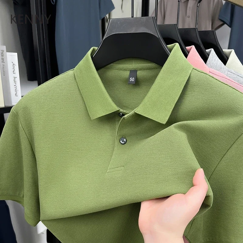 Lapel Solid Color Short Sleeve Polo Shirts Cotton T Shirt Summer Men Formal New in Tops Tees Designer Clothes Men Gifts for Men
Lapel Solid Color Short Sleeve Polo Shirts Cotton T Shirt Summer Men Formal New in Tops Tees Designer Clothes Men Gifts for Men