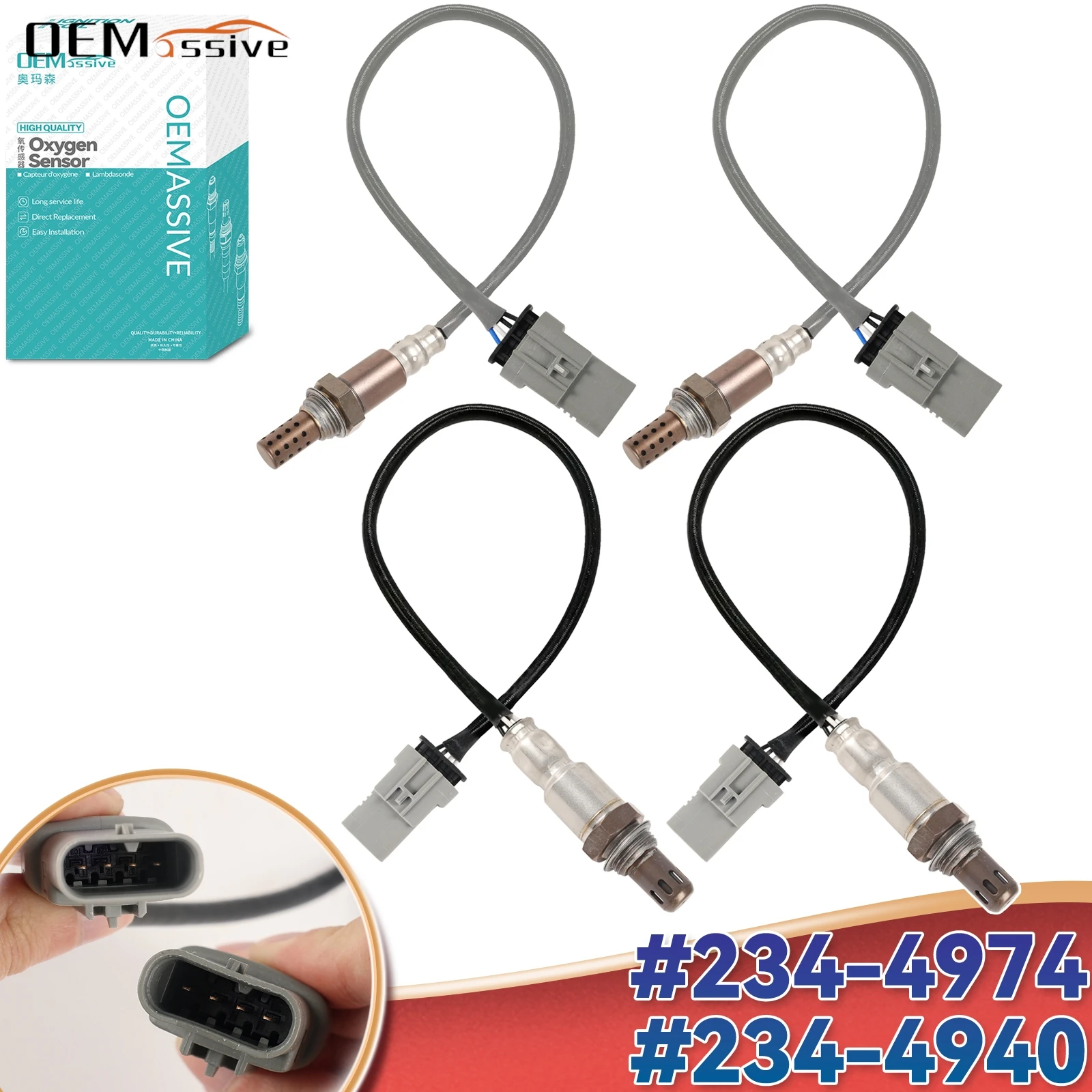 4x лямбда-зонд кислорода вверх и вниз 234-4940 для Cadillac Escalade Chevrolet Silverado Suburban GMC Sierra
4x лямбда-зонд кислорода вверх и вниз 234-4940 для Cadillac Escalade Chevrolet Silverado Suburban GMC Sierra
