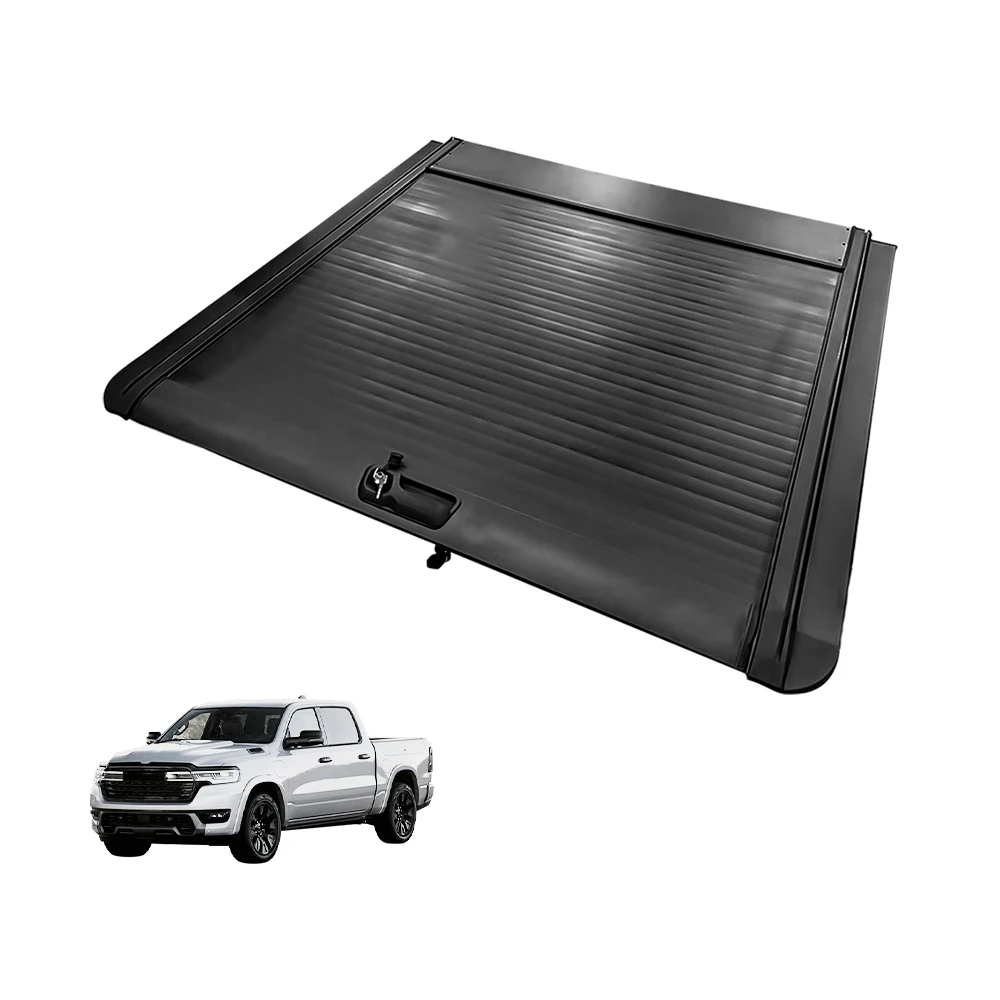 Ram 1500 Manual Operation Waterproof Retractable Aluminum Alloy Tonneau Cover with Press Locks for Tailbox
Ram 1500 Manual Operation Waterproof Retractable Aluminum Alloy Tonneau Cover with Press Locks for Tailbox
