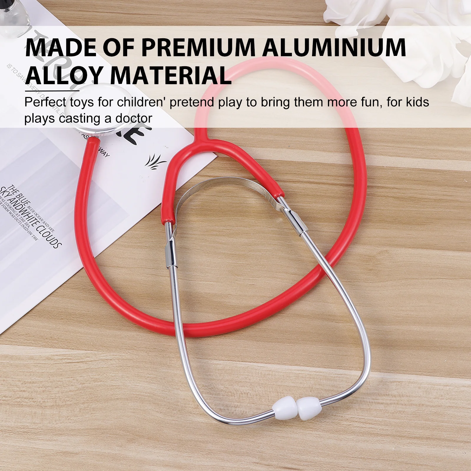 Yellow Children Medical Single Sided Virtual Stethoscope Simulation Equipment for Kids Pretend Play Doctor Role Playing Kids
Yellow Children Medical Single Sided Virtual Stethoscope Simulation Equipment for Kids Pretend Play Doctor Role Playing Kids