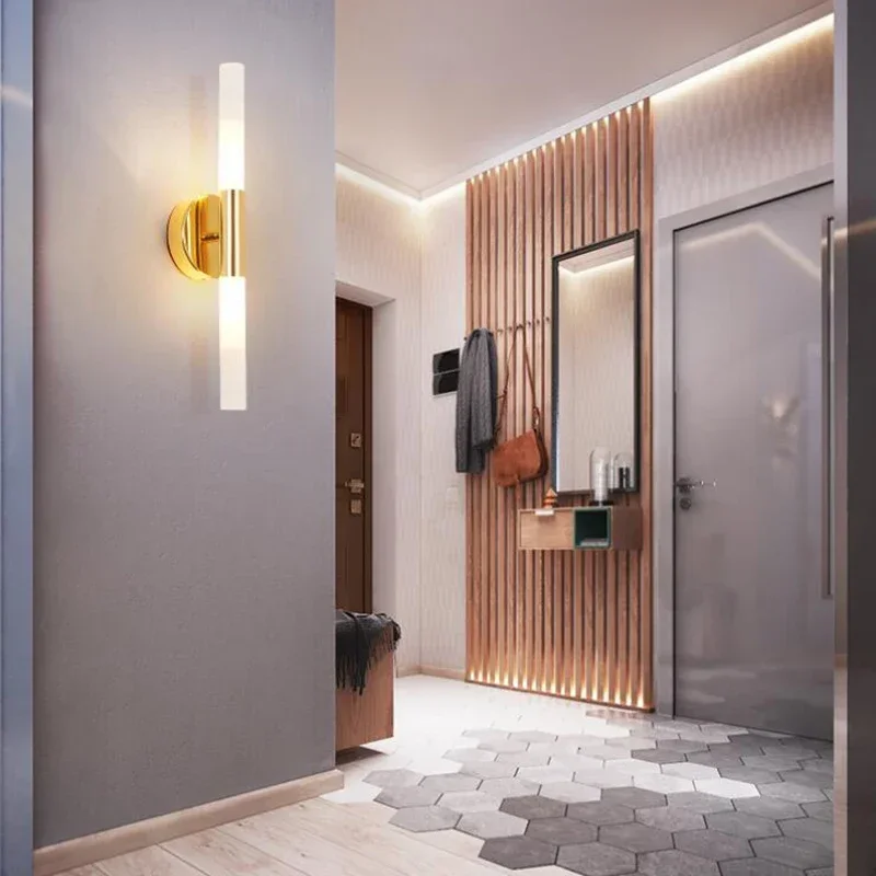 Nordic Simple Metal Wall Light Up Down Minimalist LED Indoor Lighting Bedroom Dining Bathroom Mirror Foyer Decor Wall Lamps 6pa
Nordic Simple Metal Wall Light Up Down Minimalist LED Indoor Lighting Bedroom Dining Bathroom Mirror Foyer Decor Wall Lamps 6pa