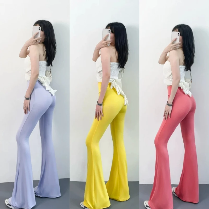 Flare Pants Summer New Ultra Thin Solid Color High Waist Hip Lifting Chic Sexy Slim Fit Sun Protection Breathable Bell Bottoms
Flare Pants Summer New Ultra Thin Solid Color High Waist Hip Lifting Chic Sexy Slim Fit Sun Protection Breathable Bell Bottoms
