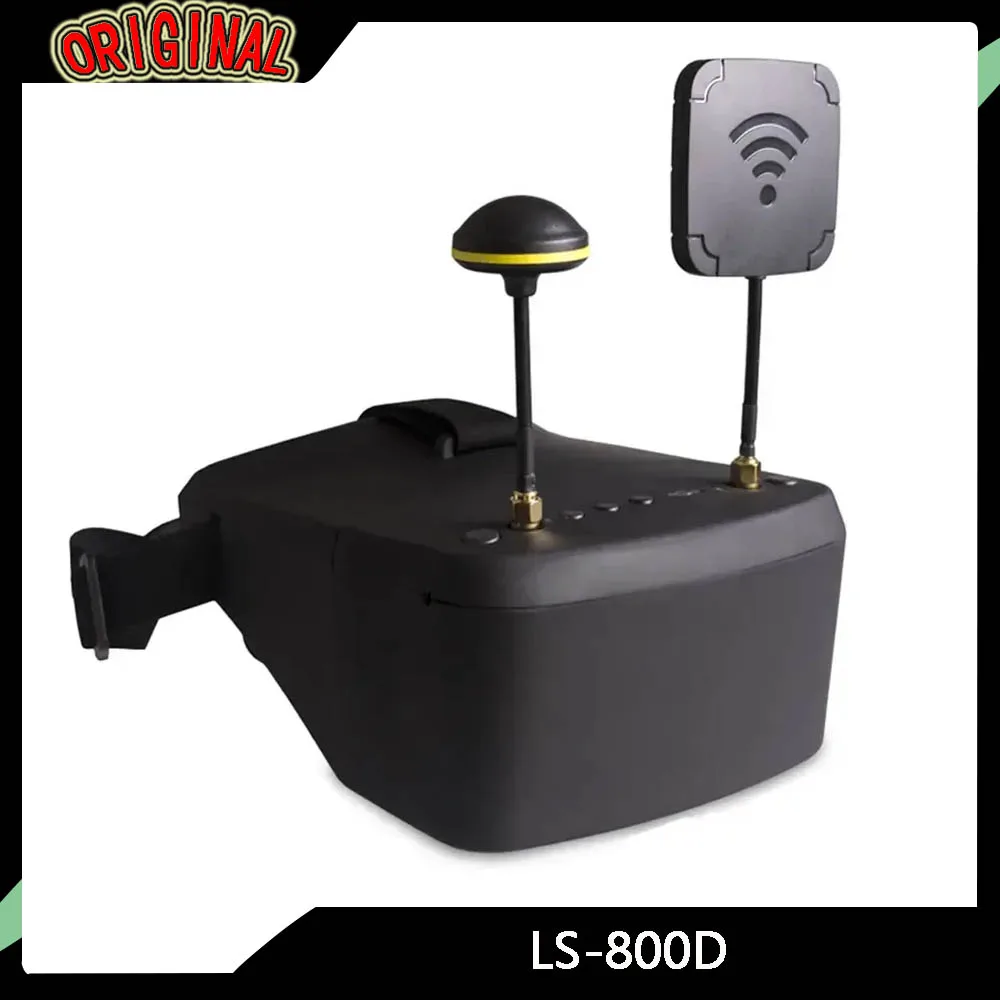 LS800D 5.8G 40CH FPV Goggles - 5-Inch DVR, Diversity, Built-in Battery, EV800D Alternative
LS800D 5.8G 40CH FPV Goggles - 5-Inch DVR, Diversity, Built-in Battery, EV800D Alternative