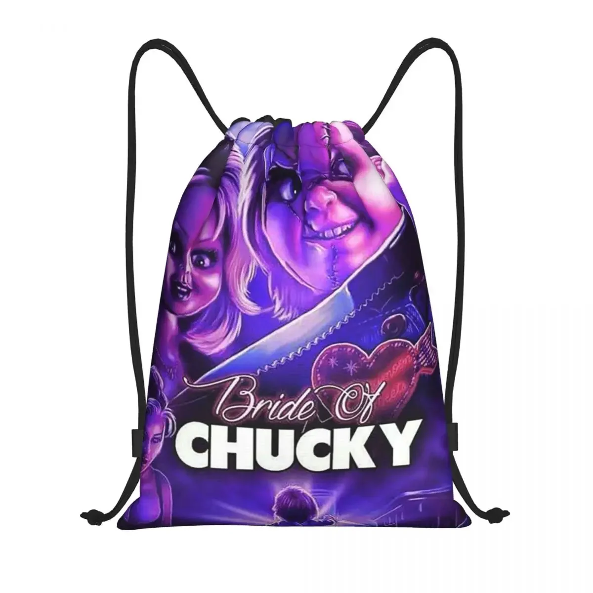 Индивидуальные сумки на шнурке для невесты Чаки, рюкзаки для тренировок и йоги, мужские и женские рюкзаки с ужасным фильмом, спортивный рюкзак для спортзала 
Индивидуальные сумки на шнурке для невесты Чаки, рюкзаки для тренировок и йоги, мужские и женские рюкзаки с ужасным фильмом, спортивный рюкзак для спортзала