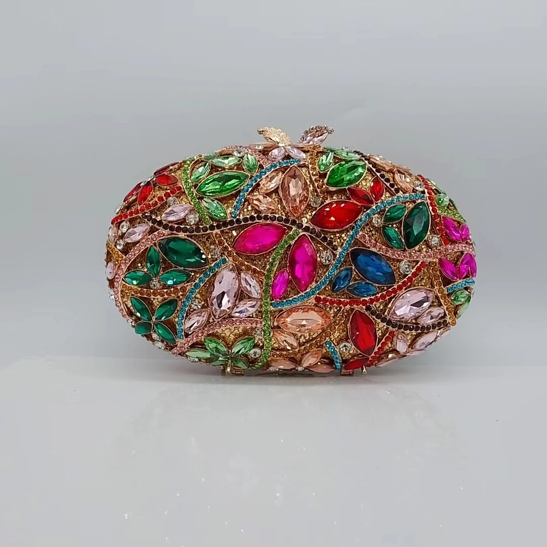 Designer Colorful Crystal Wallet Luxury Rhinestone Party Evening Clutch Bag for Women
Designer Colorful Crystal Wallet Luxury Rhinestone Party Evening Clutch Bag for Women