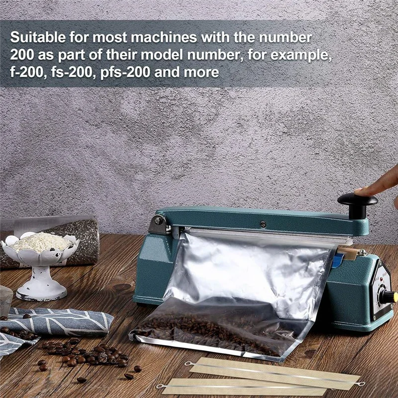 【Must-Haves】8Pcs Impulse Sealer Replacement Parts 12Inch Heat Seal Strips Replacement Elements Grip Impulse Sealer Heating Eleme
【Must-Haves】8Pcs Impulse Sealer Replacement Parts 12Inch Heat Seal Strips Replacement Elements Grip Impulse Sealer Heating Eleme