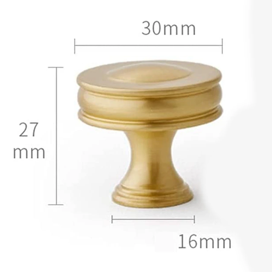 N10R-16PCS Drawer Pulls Brass Gold Knobs For Cabinets For Kitchen Cupboard Bedroom Furniture Door Dressing (With Screws)
N10R-16PCS Drawer Pulls Brass Gold Knobs For Cabinets For Kitchen Cupboard Bedroom Furniture Door Dressing (With Screws)