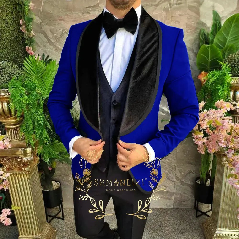 Formal Men's Business Suits Slim Fit 3-piece Jacket Vest Pants Casual Groom Tuxedos for Wedding Party Fashion High Quality Set
Formal Men's Business Suits Slim Fit 3-piece Jacket Vest Pants Casual Groom Tuxedos for Wedding Party Fashion High Quality Set